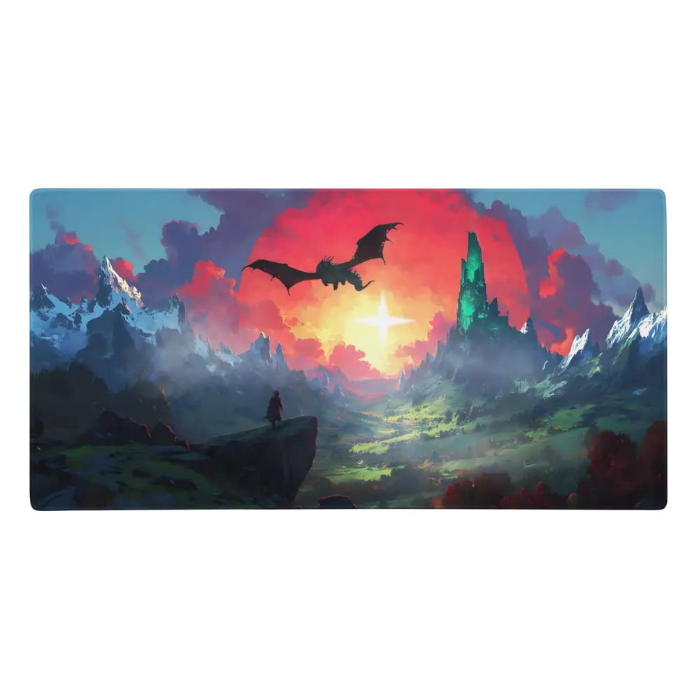 Light No Fire premium desk mousepad preview